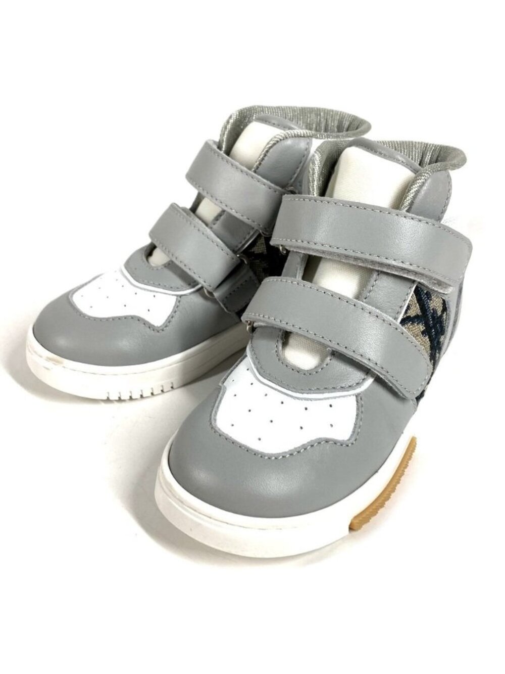 Dior Sneakers Baby Uptown Low Top Leather Gray